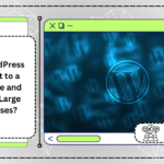 Can WordPress Connect to a Database and Handle Large Databases?