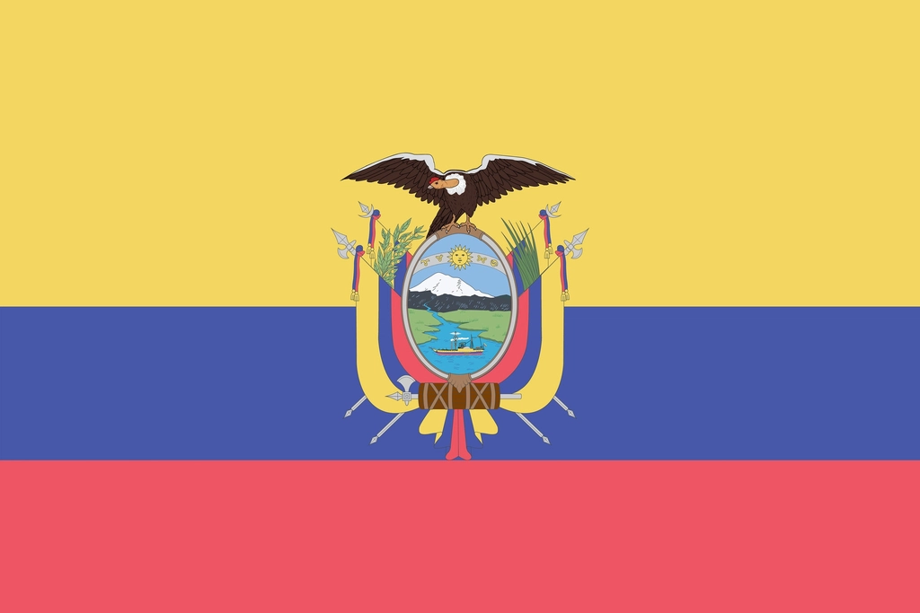 Flag Ecuador illustration