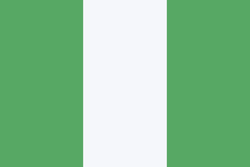 Nigeria flag illustration vector