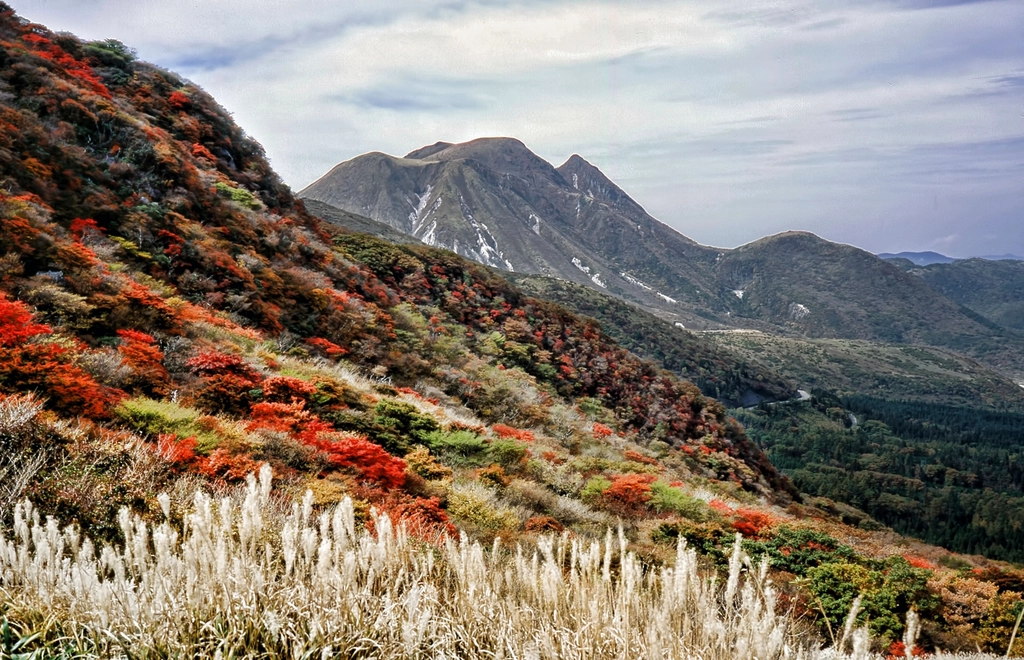 Autumn mountains Japan